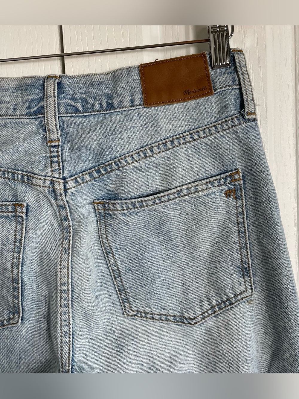 Madewell The Perfect Vintage Jeans Women’s 26 Blue Light Wash Distressed Casual - Picture 9 of 16